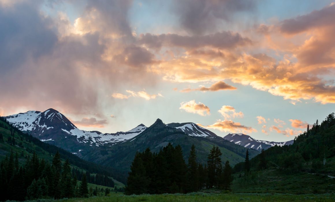 View from Slate River Road, Crested Butte, Colorado