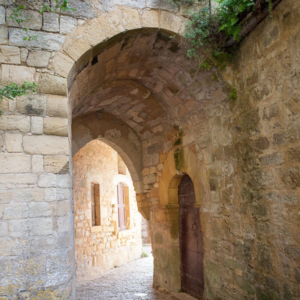 Stone Arch Passage in La Roque de Gageac